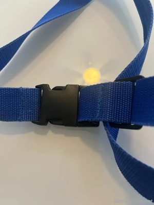 Gürtel blau unisex 100 cm Bild 2