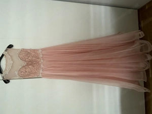 Ballkleid in rosa   pfirsichfarben, ca. Größe 34 Bild 2