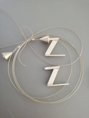 Vorhangseil Edelstahl mit Wandhalterung  Bild 2