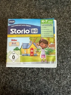 Storio 3 S mit Akku-Packs Netzteil und 10 Spielen