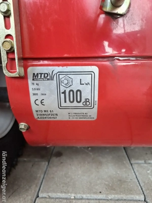 Schneefräse MTD ME61 Bild 5