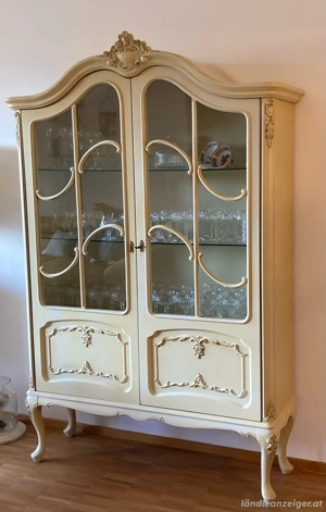 Antike Glasvitrine  Bild 2