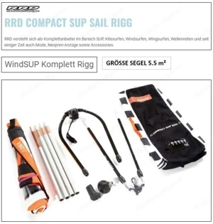 SUP aufblasbares Windsurfboard inkl. 5.5m  Segel Bild 2