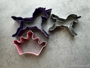 Ausstechformen Einhorn & Prinzessin - UNBENUTZT