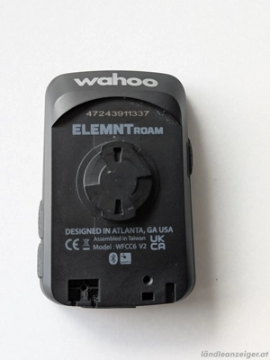 Wahoo Element Roam V2 Fahrrad Navigation.