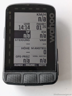 Wahoo Element Roam V2 Fahrrad Navigation. Bild 2