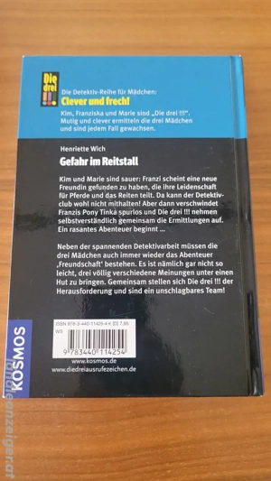 Buch: die drei !!! Gefahr im Reitstall Bild 2