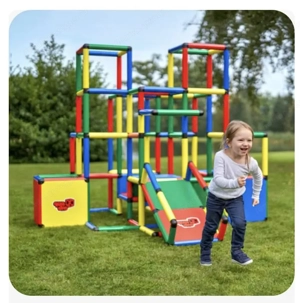 QUADRO Baukasten Klettergerüst Garten Spielzeug Bild 2