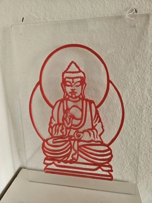 Buddha auf Acryl Bild 3