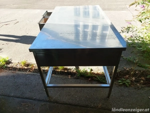 Chromstahl Arbeitstisch