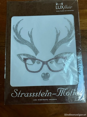  Strassstein-Motive   3er-Set von LUX flair inkl. Transferanleitung