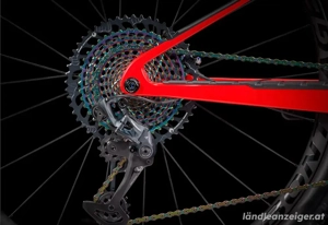 mountainbike Trek Supercaliber 9.9 XX1 L Gloss Radioactive Red Matte Black Bild 6