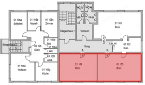 Mäder   Bürofläche im 1. OG mit ca. 73 m  Bild 6