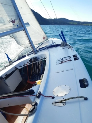 Soling Segelboot mit Trailer Bild 2