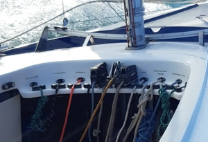 Soling Segelboot mit Trailer Bild 8