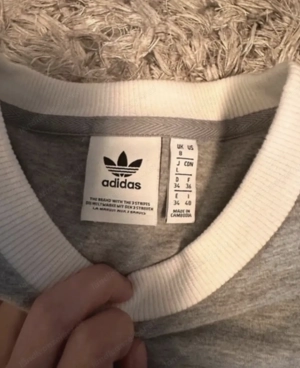 Adidas Pullover Grau  Bild 2