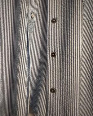 blaue bluse zum Binden  Bild 4