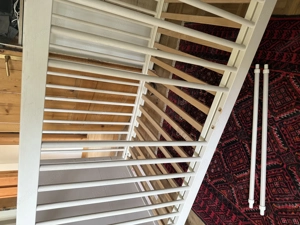 Gitterbett Kinderbett mit Matratze  Bild 4