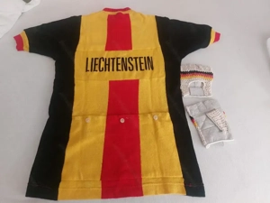 Fahrradtrikot "Velo Club Vaduz" Original,1980 plus Fahrradhandschuhe, Simplon, Rennrad, Shimano  Bild 2