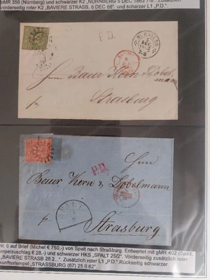 Kostbare Briefmarkensammlung Bayern 1849 - 1920 - fast geschenkt - Wert 20000 Euro Bild 3