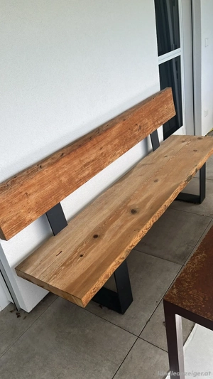 Massivholz Bank Bild 3