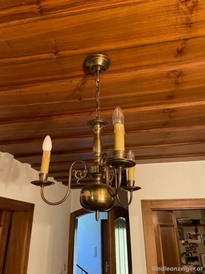 Original flämischer Leuchter mit 3 Kerzen