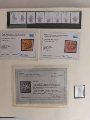 Kostbare Briefmarkensammlung Bayern 1849 - 1920 - fast geschenkt - Wert 20000 Euro Bild 4