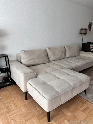 Ecksofa creme  Bild 2