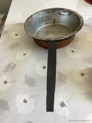 Alte Kupferpfanne Bild 2