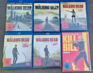 Blu Ray The Walking Dead Staffel 1 bis Staffel 5 + DVD Kill Bill Volume 2 Bild 3