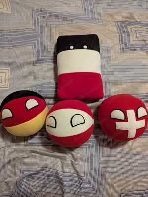 Stoff-Countryballs "Guten Tag"-Set von Anna Fortune