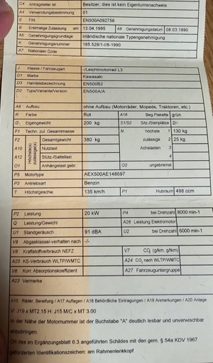 Kawasaki en500 1995 Bild 1