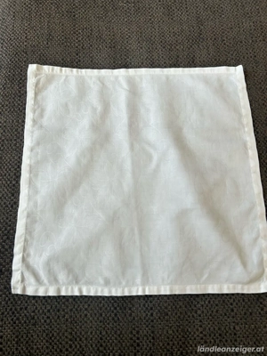 quadratisches Tischset aus Seidendamast