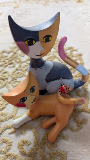 Goebel Rosina Wachtmeister Katze Stella e Mario Limited Edition 