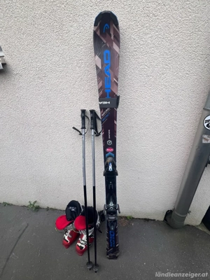 Ski mit Schuhe 