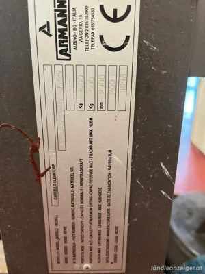 Hubmast für Traktor Bild 3