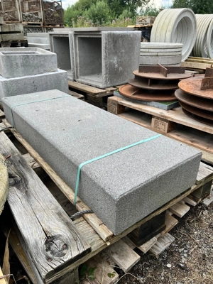 Blockstufe 120 40 15cm anthrazit gestrahlt Nr.23