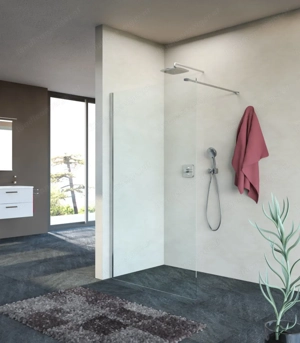 Duschglas-Seitenwand 