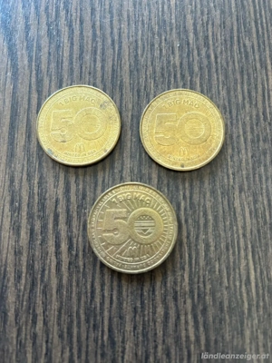3 Mc Donalds Münzen