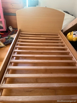 Gitterbett umbau auf normales Bett mit viel Zubehör Bild 4