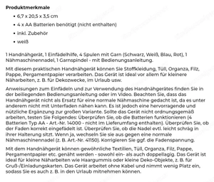 Handnähgerät Bild 5