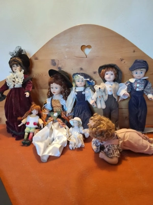 Puppensammlung zu verkaufen 