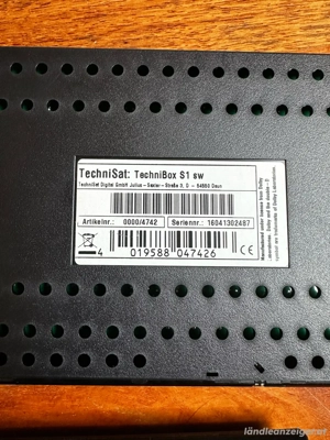 TechniSat Technibox S1 1W - Satellitenreceiver mit Zubehör Bild 4