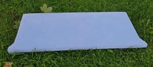 2 antike und elegante Sofas, Zweisitzer im klassischen französischen Louis XVI Stil, profiliertes Ge Bild 7