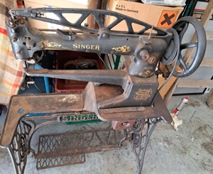 Leder-Nähmaschinen, Originalzustand  Bild 2