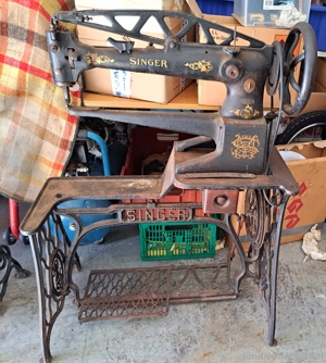 Leder-Nähmaschinen, Originalzustand  Bild 3