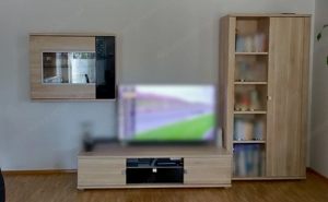 Wohnwand inkl. Couchtisch aus heimischen Apfelbaum