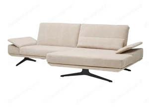Ecksofa, Couch, L-Sofa: Koinor (beige, neu) Bild 2