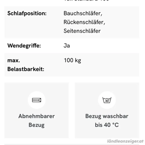 Taschenfederkernmatratze Bild 3