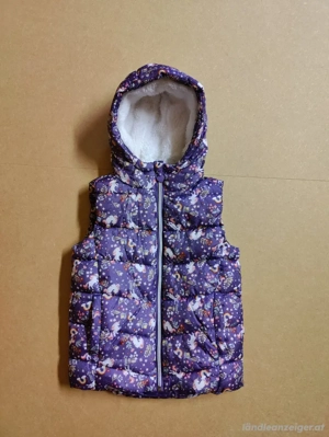 Steppweste einhorn gr 122